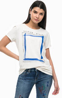 Хлопковая футболка с принтом Pepe Jeans