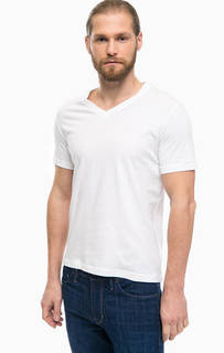 Комплект из двух белых футболок из хлопка Mustang