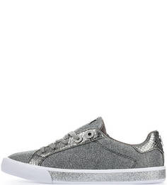 Текстильные кеды на шнуровке Guess