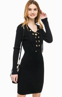 Трикотажное платье черного цвета Michael Michael Kors