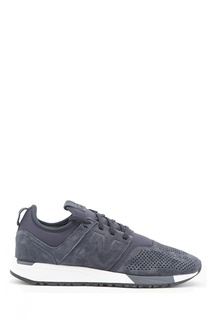 Синие замшевые кроссовки №247 New Balance