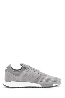 Серые кроссовки из замши и неопрена №247 New Balance