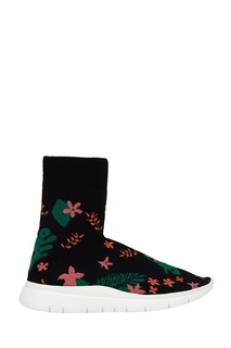 Текстильные кроссовки с цветами Joshua Sanders