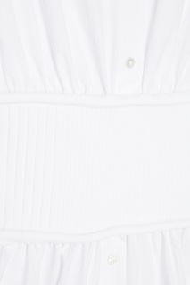 Белое платье-рубашка T by Alexander Wang
