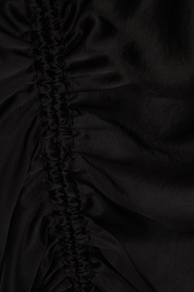 Черная блузка из хлопка T by Alexander Wang