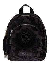 Черный текстильный рюкзак с помпонами Marc Jacobs