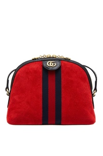 Красная замшевая сумка Ophidia Gucci