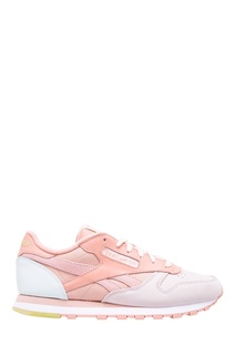 Комбинированные кроссовки из кожи Reebok