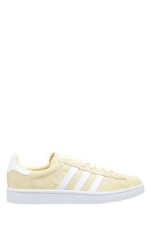 Желтые кеды из замши Campus Adidas