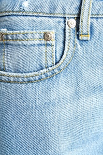 Прямые голубые джинсы Msgm