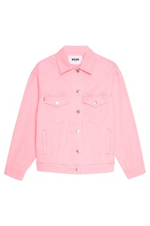 Розовая джинсовая куртка Msgm