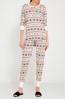 Хлопковый лонгслив с орнаментом PJ Salvage