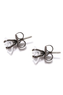 Серебряные гвоздики с кварцем Dzhanelli Jewellery