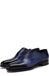 Классические кожаные оксфорды Santoni