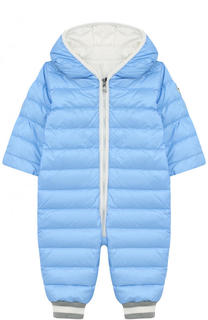 Пуховый комбинезон с капюшоном Moncler Enfant