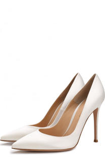 Атласные туфли Gianvito 105 на шпильке Gianvito Rossi