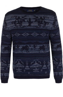 Джемпер тонкой вязки из смеси хлопка и льна Polo Ralph Lauren