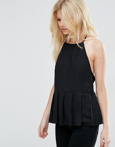 Длинный топ на тонких бретельках ASOS PETITE - Черный