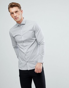 Узкая строгая рубашка Jack &amp; Jones Premium - Серый