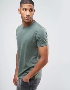 Меланжевая футболка Brave Soul - Зеленый