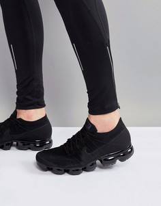 Черные кроссовки Nike Running Flyknit Vapormax 849558-011 - Черный