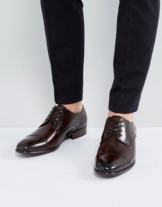 Коричневые кожаные дерби ALDO Galerrange - Коричневый