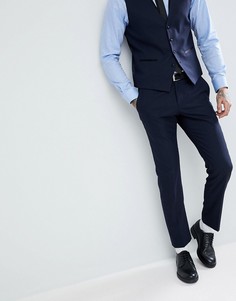 Брюки узкого кроя под смокинг Selected Homme - Темно-синий