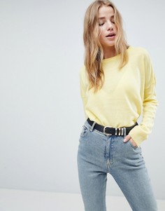 Джемпер с широкими рукавами Brave Soul - Желтый