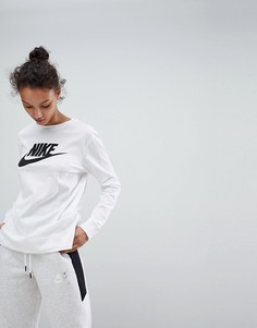 Белый лонгслив Nike - Белый