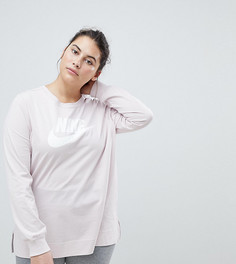 Розовый лонгслив Nike Plus - Розовый