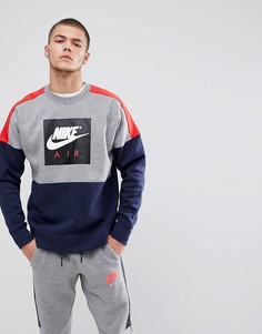 Темно-синий свитшот Nike Air 886050-092 - Темно-синий