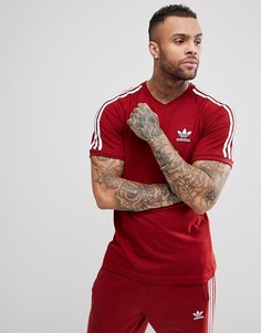 Бордовая футболка adidas Originals adicolor California CZ4544 - Красный