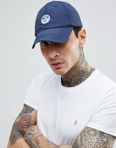 Темно-синяя кепка с логотипом North Sails - Темно-синий