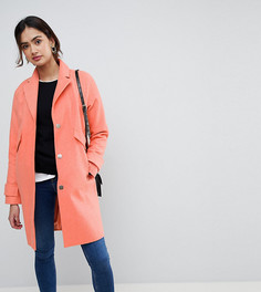 Пальто с карманами ASOS TALL - Розовый