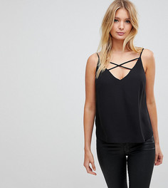 Свободный топ с бретельками ASOS TALL Fuller Bust - Черный