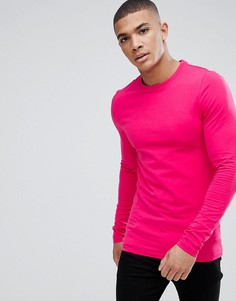 Обтягивающий лонгслив ASOS - Розовый