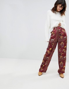 Брюки с принтом в стиле 90-х Vero Moda - Мульти