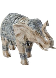 Фигурка слона (светло-серый/серый камень) Bonprix