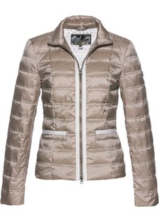 Куртка-пуховик с аппликацией (серо-коричневый) Bonprix