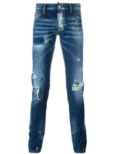 лоскутные джинсы  Dsquared2