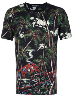 футболка с принтом джунглей Dolce &amp; Gabbana