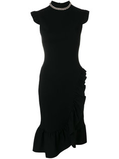 облегающее платье с оборкой Christopher Kane
