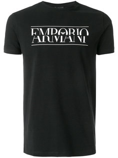 футболка с логотипом Emporio Armani