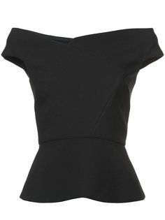 топ с асимметричным вырезом Roland Mouret