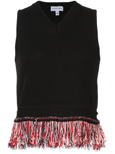 топ с бахромой Carven