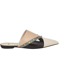 pointed studded mules Fendi