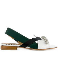 asymmetric sling-back sandals Toga Pulla