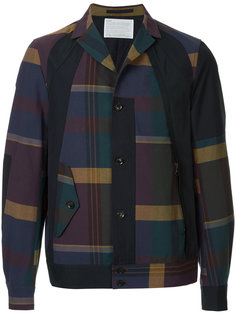 plaid bomber jacket Kolor