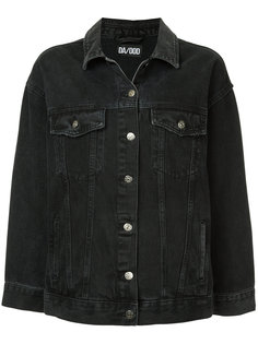 джинсовая куртка с вышитым драконом Dalood