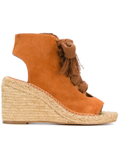 lace-up wedge sandals Chloé